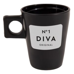 Caneca De Vidro Cônica - Diva Edição Limitada