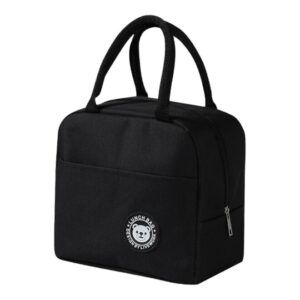 Bolsa Térmica com Isolamento de Papel Alumínio - Preto